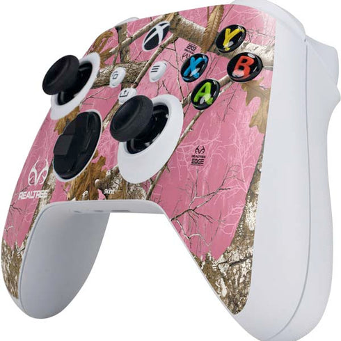 RealTree Edge Pink Camo Xbox Series S Controller Skin